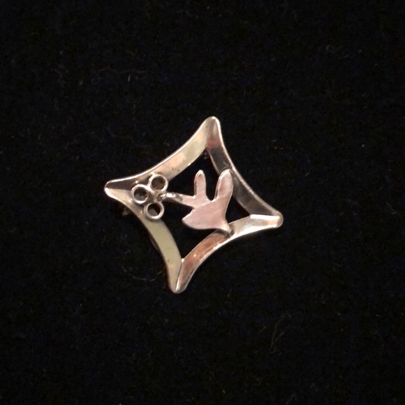 Sterling lapel pin vintage - Picture 1 of 4